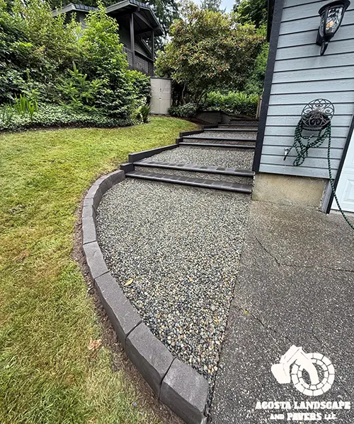 Retaining Wall & Steps